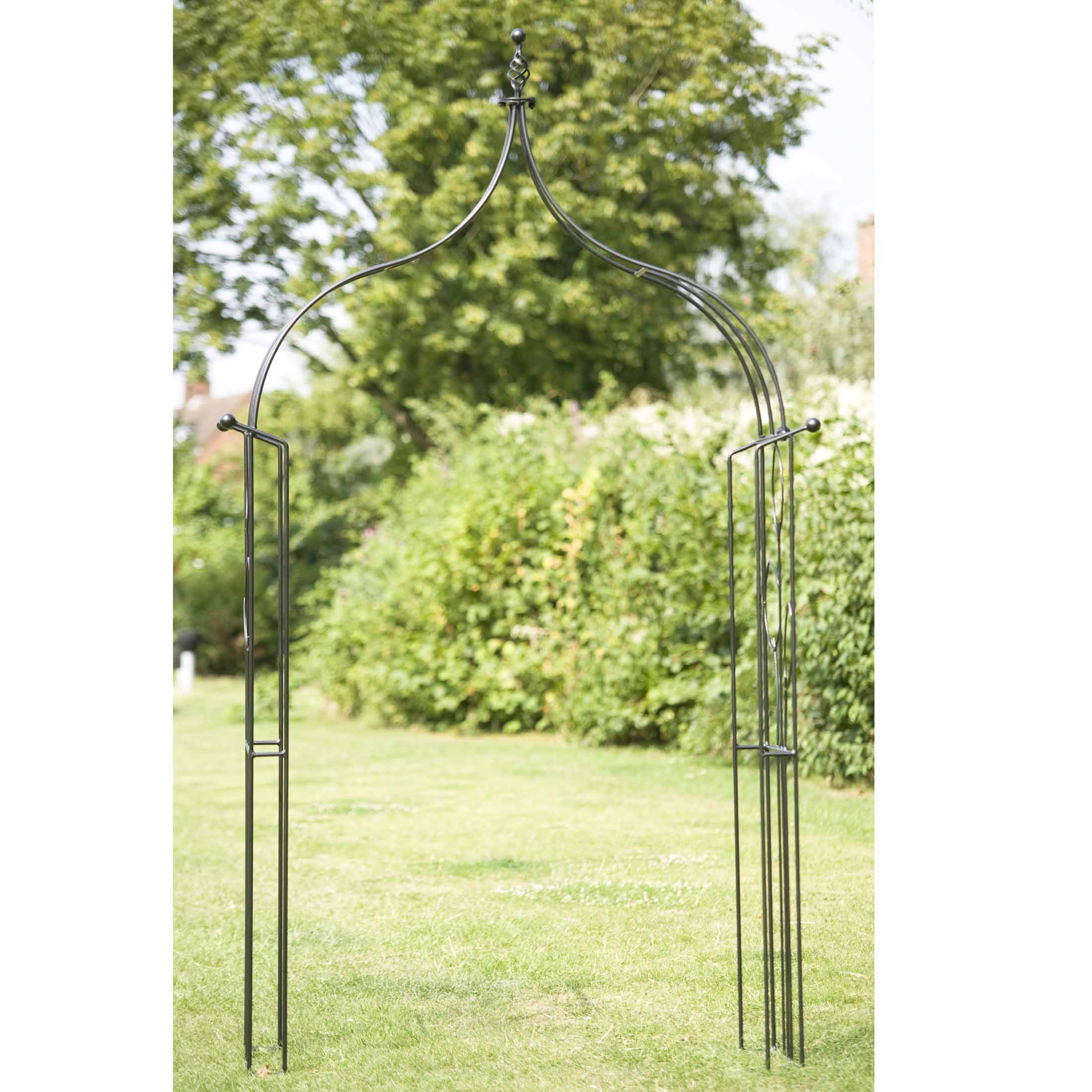 Flower Ogee Steel Garden Arch - The Orchard Home and Gifts